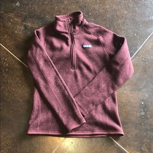 Burgundy Patagonia sweater!